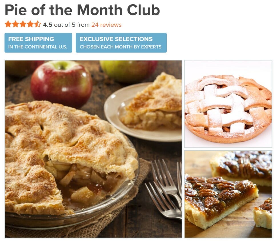 Pie of the month club