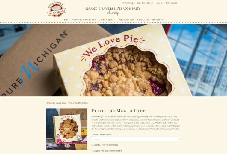 Pie of the month club